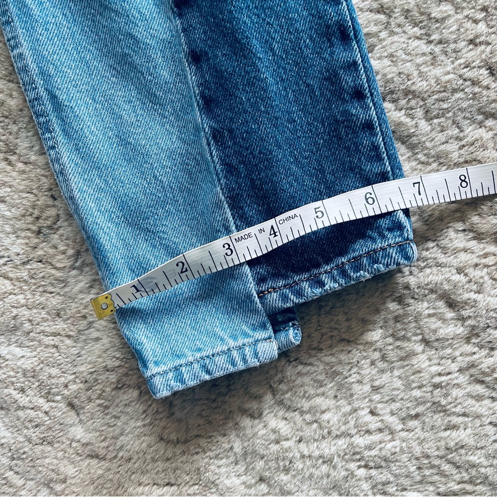 Isabel Marant Etoile Clancy Patchwork 2 Tone Deni… - image 7